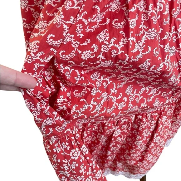 ULLA JOHNSON Leonie Floral Lace Ruffle Dress - Picture 12 of 16